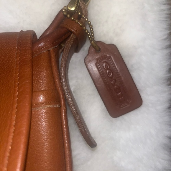 Vintage Coach brown leather fletcher flap bag 4150 - Picture 2 of 12